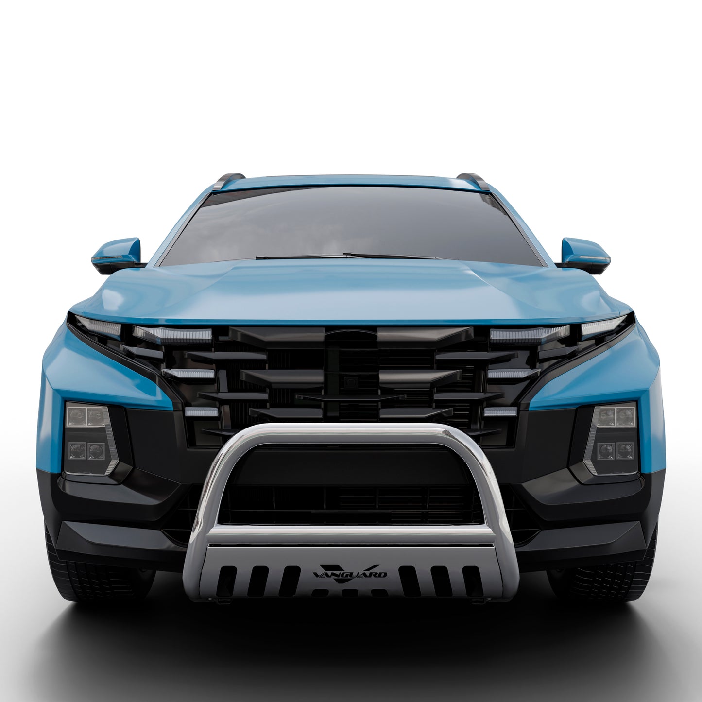 Vanguard Stainless Steel Front Guards Bull Bars Bumper Guard for 2022-2024 hyundai santa cruz