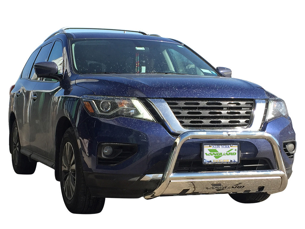 Vanguard Stainless Steel Front Guards Bull Bars Bumper Guard for 2013-2013 infiniti jx35 nan
