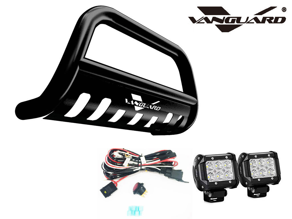 Vanguard Black Powdercoat Front Guards Bull Bars Bumper Guard for 2005-2015 nissan xterra nan