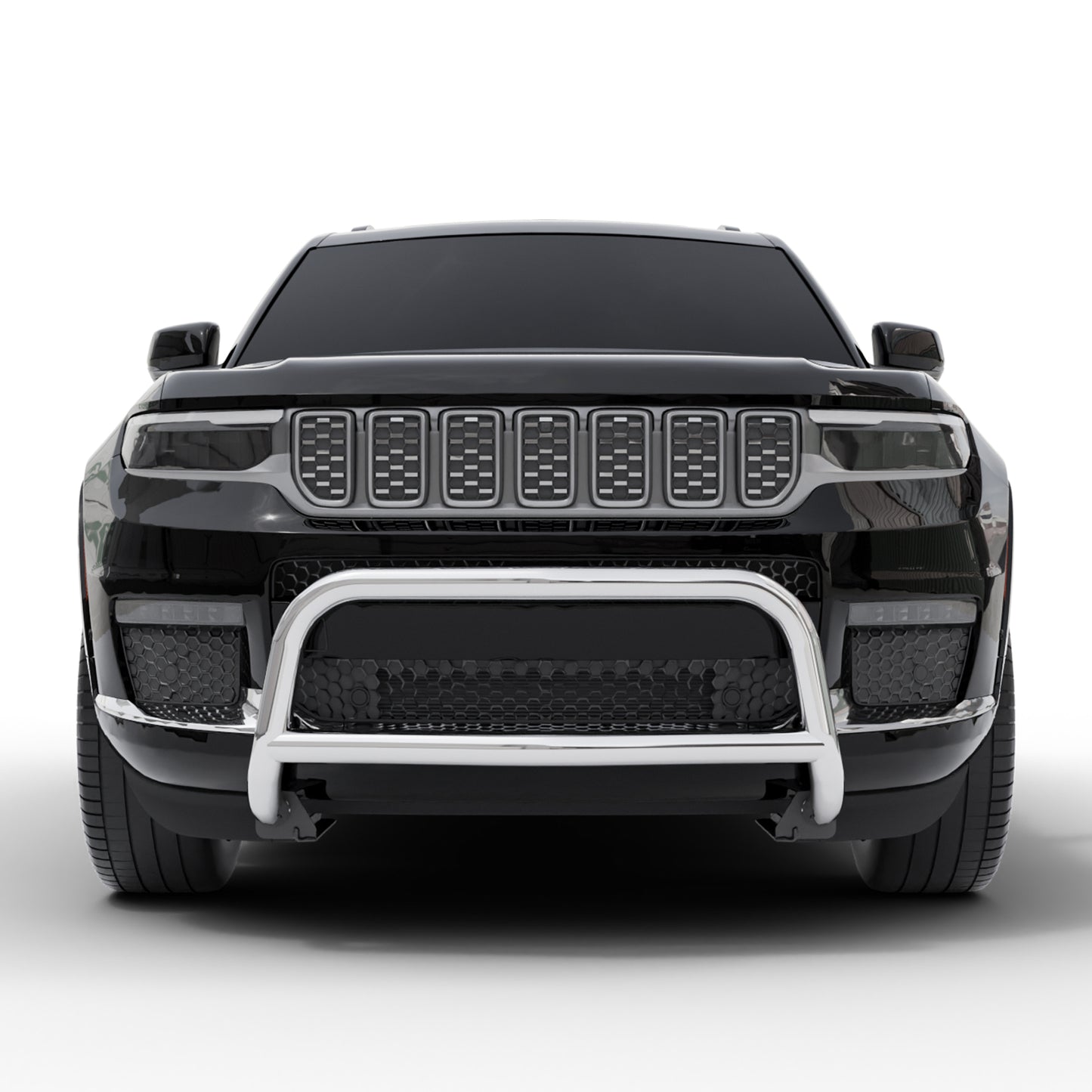 Vanguard Stainless Steel Front Guards Bull Bars Bumper Guard for 2022-2024 jeep grand cherokee