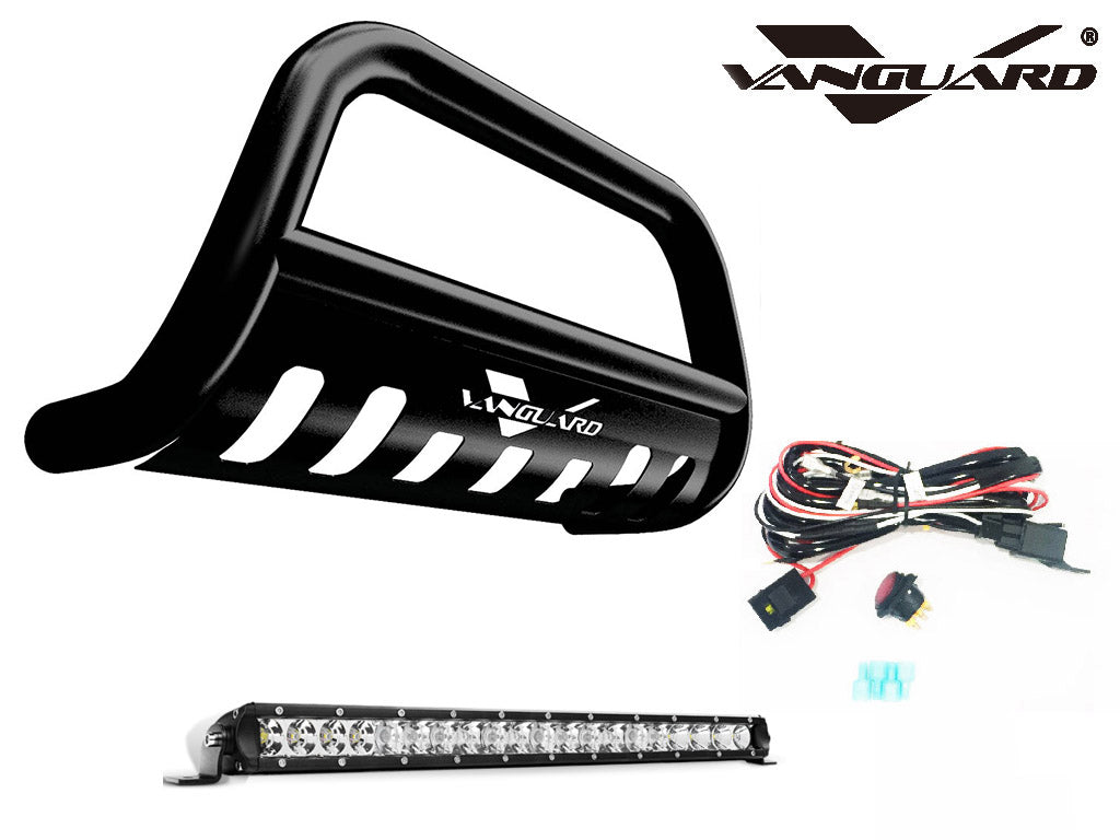 Vanguard Black Powdercoat Front Guards Bull Bars Bumper Guard for 2017-2024 honda ridgeline nan