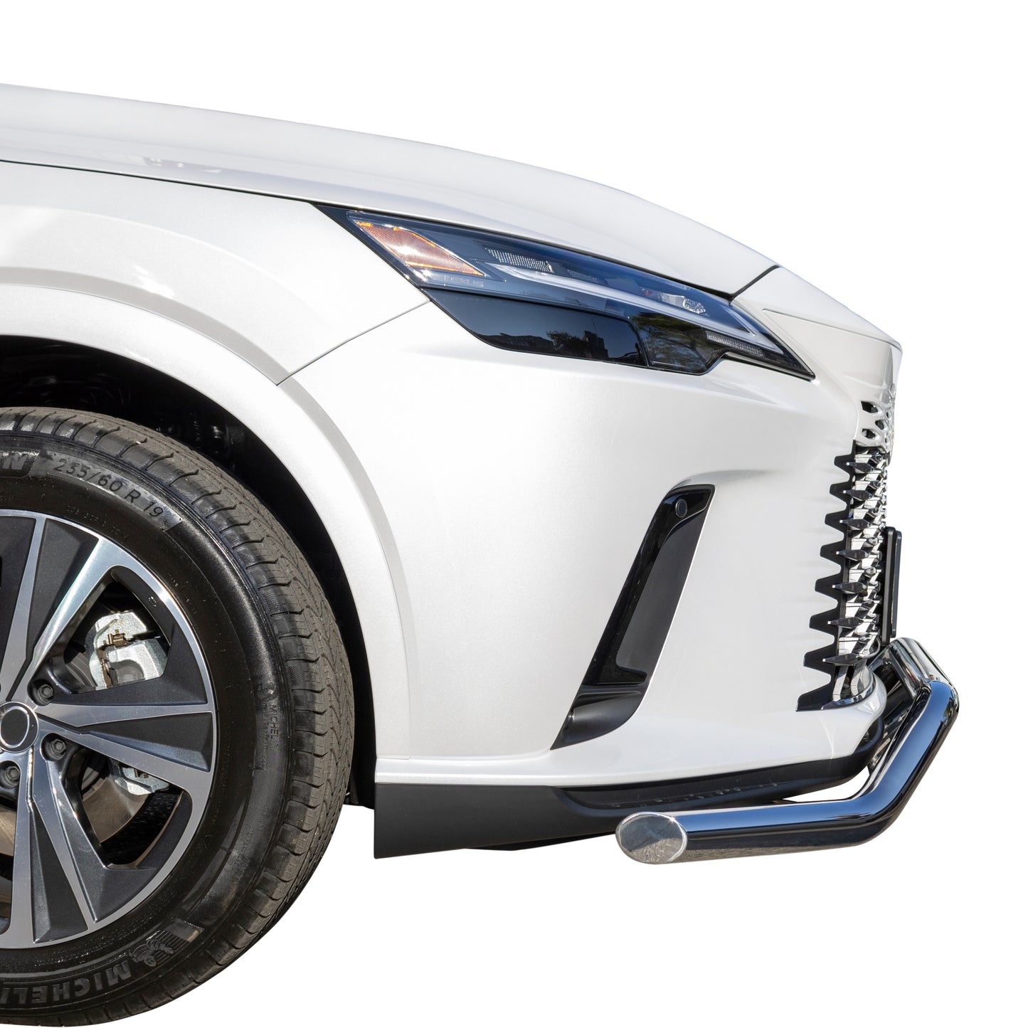 Vanguard Stainless Steel Front Guards Front Runners Bumper Guard for 2023-2025 lexus rx500h