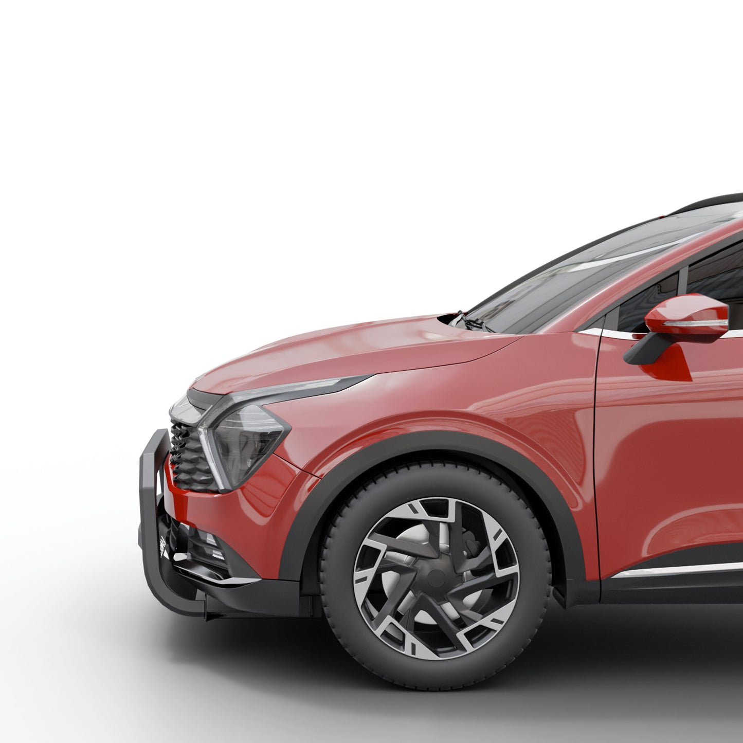 Vanguard Black Powdercoat Front Guards Bull Bars Bumper Guard for 2023-2025 kia sportage