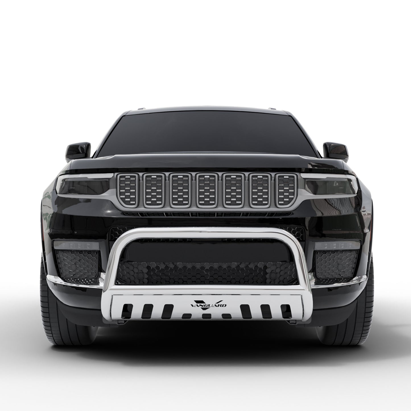 Vanguard Stainless Steel Front Guards Bull Bars Bumper Guard for 2022-2024 jeep grand cherokee