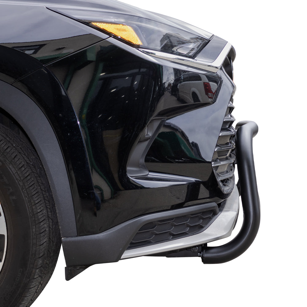 Vanguard Black Powdercoat Front Guards Front Bumper Bumper for 2024-2025 toyota grand highlander