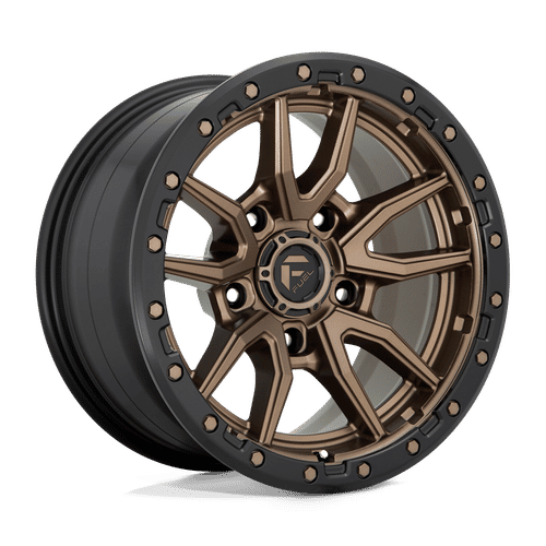 Fuel D681 MATTE BRONZE BLACK BEAD RING 17x9 5x127 Wheels | Offset: -12 | Backspace: 4.53 | Bore: 71.5