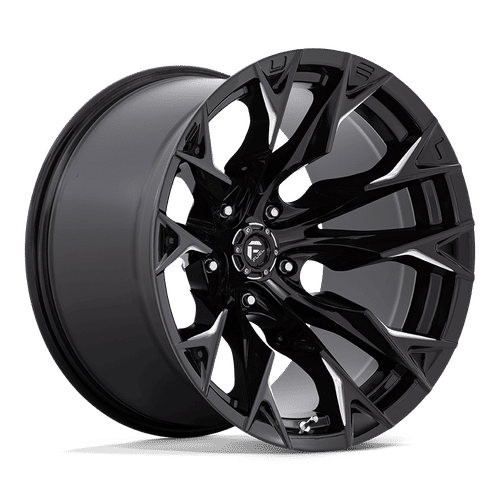 Fuel D803 GLOSS BLACK MILLED 20x12 5x139.7 Wheels | Offset: -44 | Backspace: 4.77 | Bore: 78.1