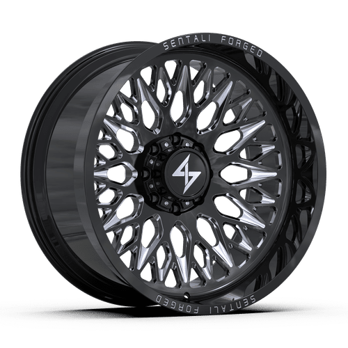 Sentali Forged SF6BM Gloss Black Milled 26x14 8x165.1 Wheels | Offset: -76 | Backspace: 4.5 | Bore: 125.2