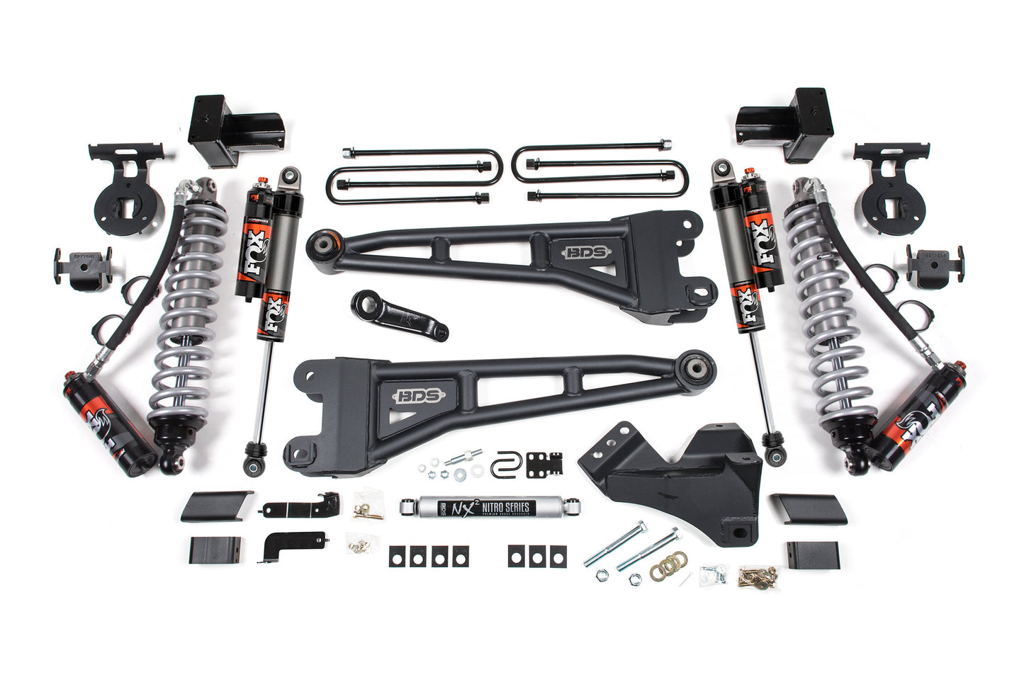 5 Inch Lift Kit w/ Radius Arm | FOX 2.5 Performance Elite Coil-Over Conversion | Ford F350 Super Duty DRW (23-25) 4WD | Diesel