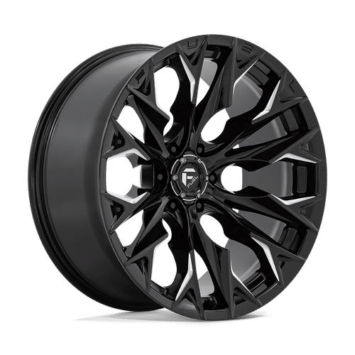 Fuel D803 GLOSS BLACK MILLED 22x10 6x139.7 Wheels | Offset: -18 | Backspace: 4.79 | Bore: 106.1