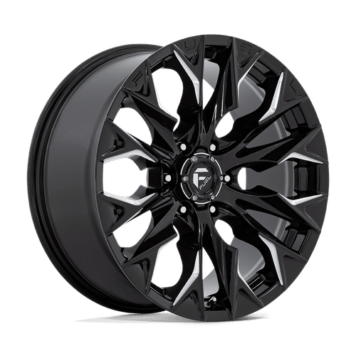 Fuel D803 GLOSS BLACK MILLED 20x9 6x139.7 Wheels | Offset: 20 | Backspace: 5.79 | Bore: 106.1