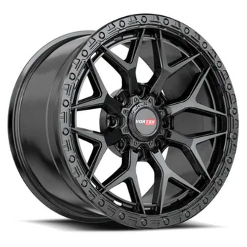 VORTEK VRT-603SB Satin Black 20x10 6x135/6x139.7 Wheels | Offset: -12 | Backspace: 5 | Bore: 106.1