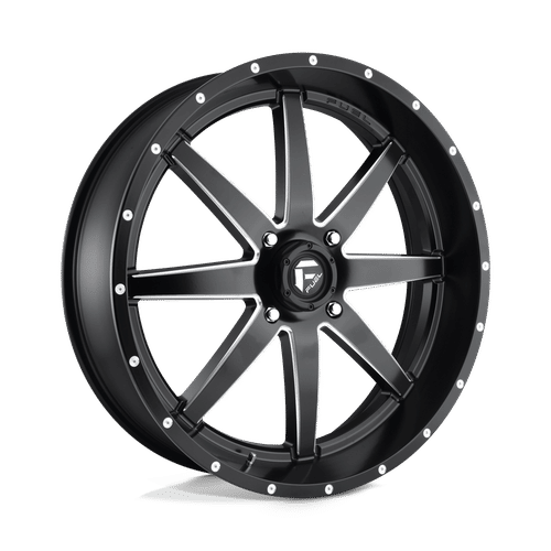 Fuel D538 MATTE BLACK MILLED 24x7 4x137 Wheels | Offset: 13 | Backspace: 4.51 | Bore: 110.1