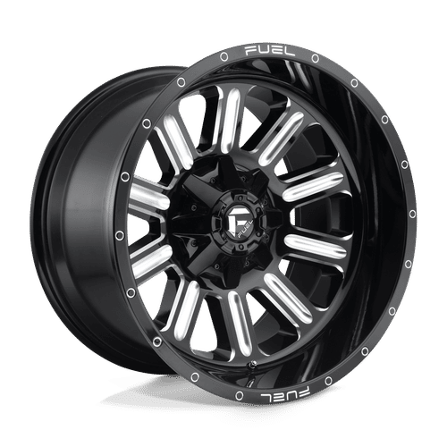 Fuel D620 GLOSS BLACK MILLED 17x9 6x135/6x139.7 Wheels | Offset: -12 | Backspace: 4.53 | Bore: 106.1