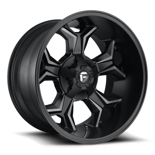 Fuel D605 AVENGER MATTE BLACK DOUBLE DARK TINT 22x12 6x135/6x139.7 Wheels | Offset: -44 | Backspace: 8.23 | Bore: 106.1