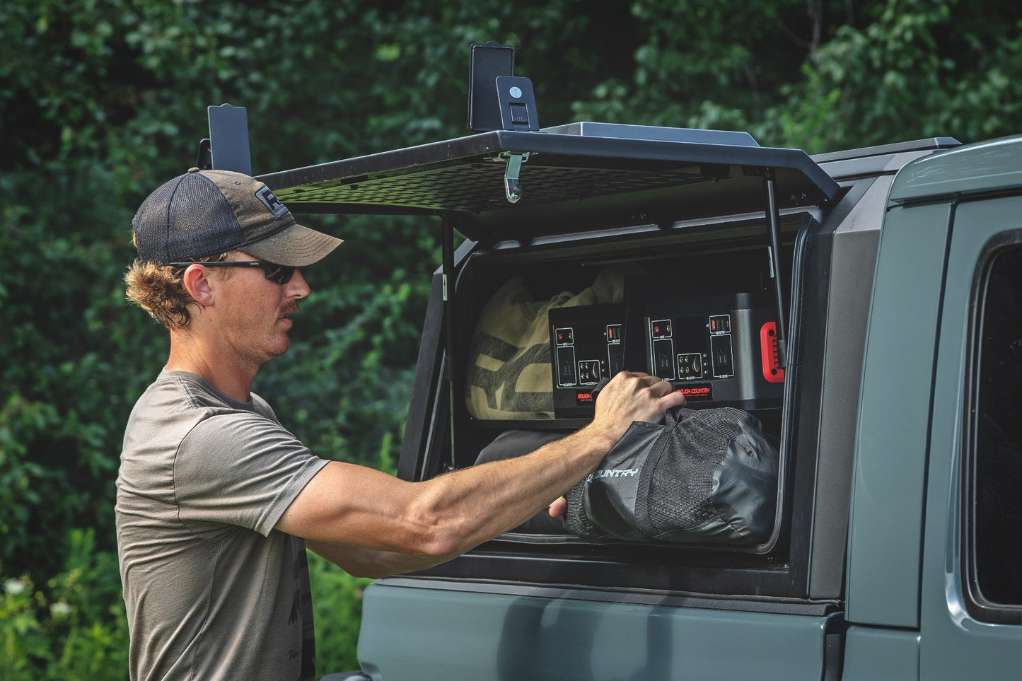 Bed Cap Side Shelf Storage Bin | Passengers Side | Jeep Gladiator JT 4WD (2020-2025)