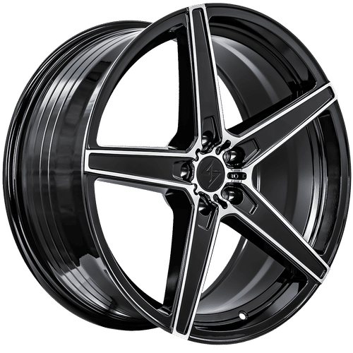 Sentali Street SS4 Gloss Black Machined 20x10.5 5x115 Wheels | Offset: 20 | Backspace: 6 | Bore: 71.6