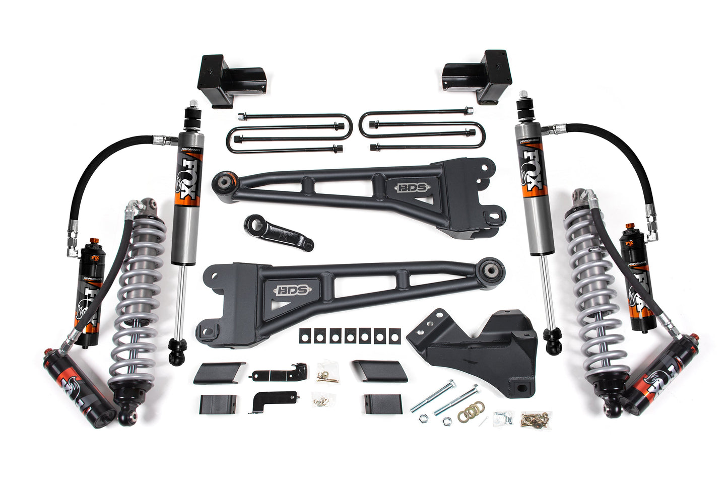 4 Inch Lift Kit w/ Radius Arms | FOX 2.5 Coilover Conversion - Performance Elite | Ford F450 Super Duty (20-22) 4WD