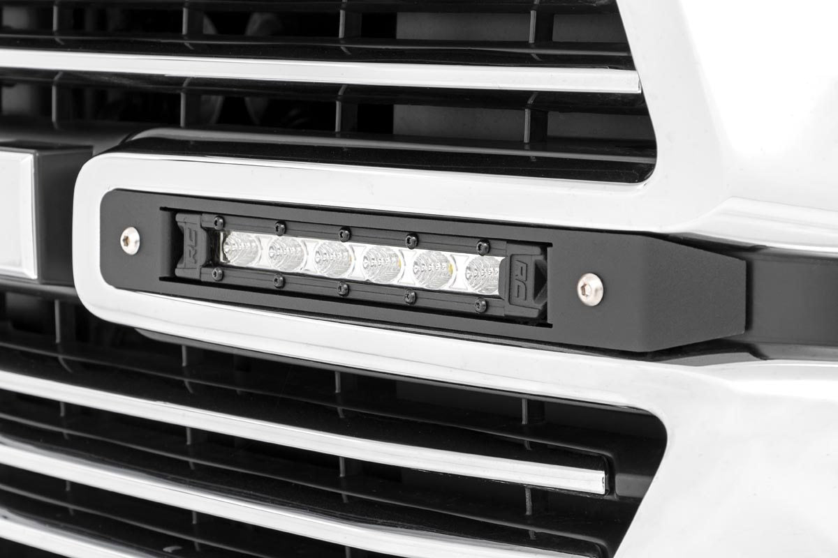 Dual 6in LED Grille Kit | Chrome Slimline | Ram 1500 2WD/4WD (19-23)