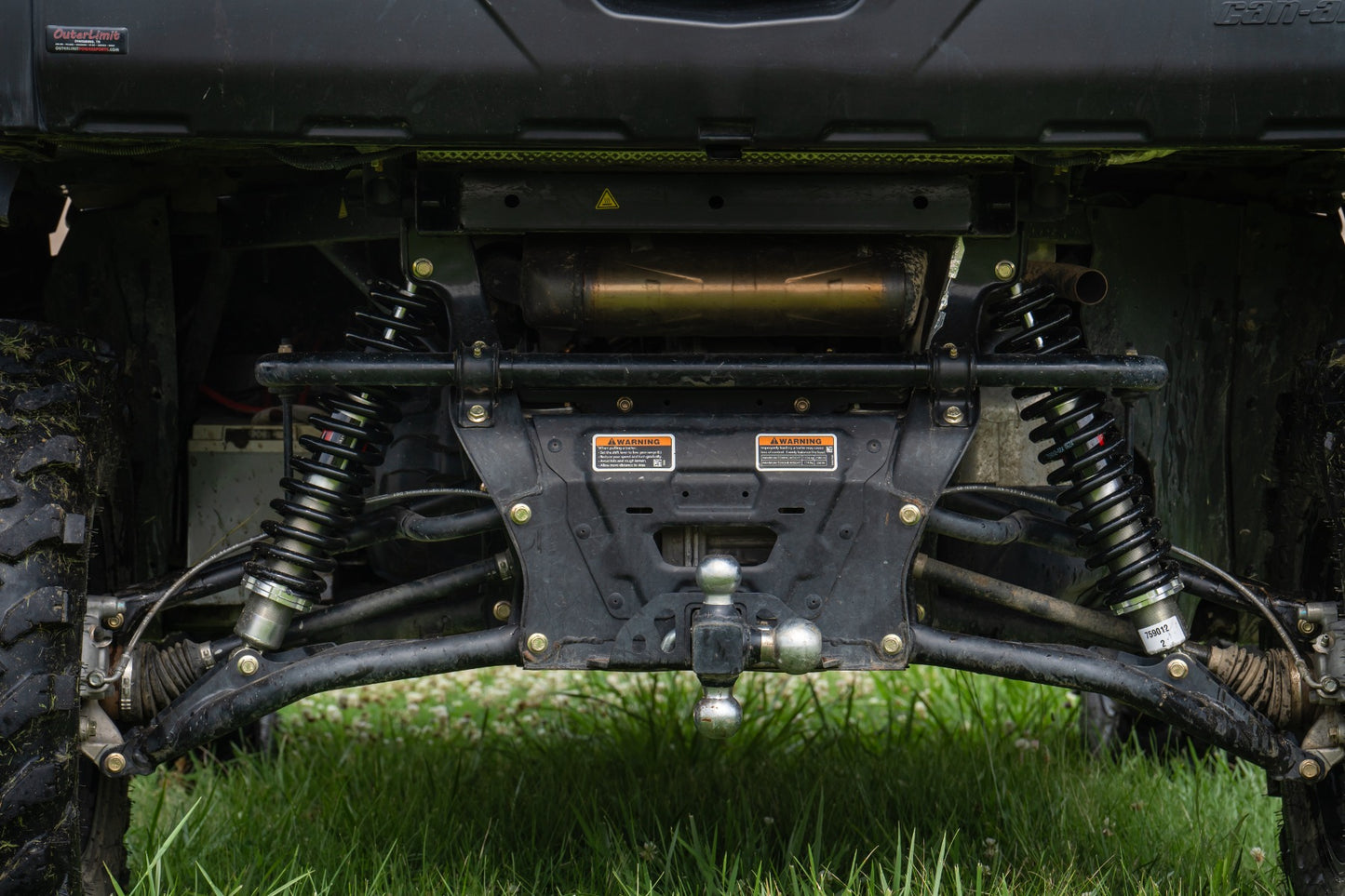 M1 Rear Coil Over Shocks | Ride Height Adjust | Can-Am Defender HD10