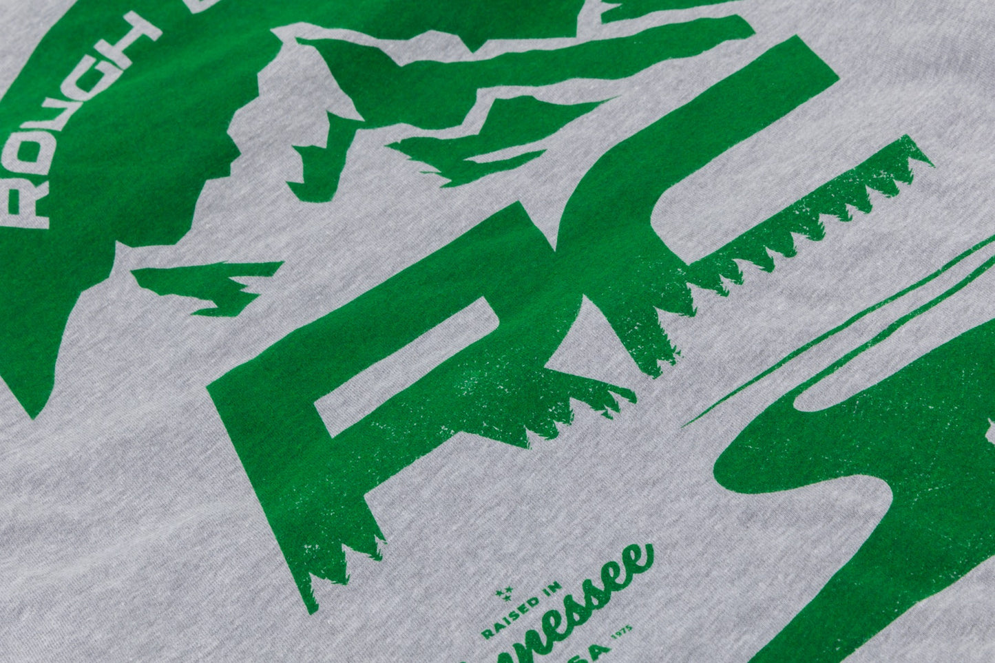 Rough Country T-Shirt | RC Mountains | Gray | LG
