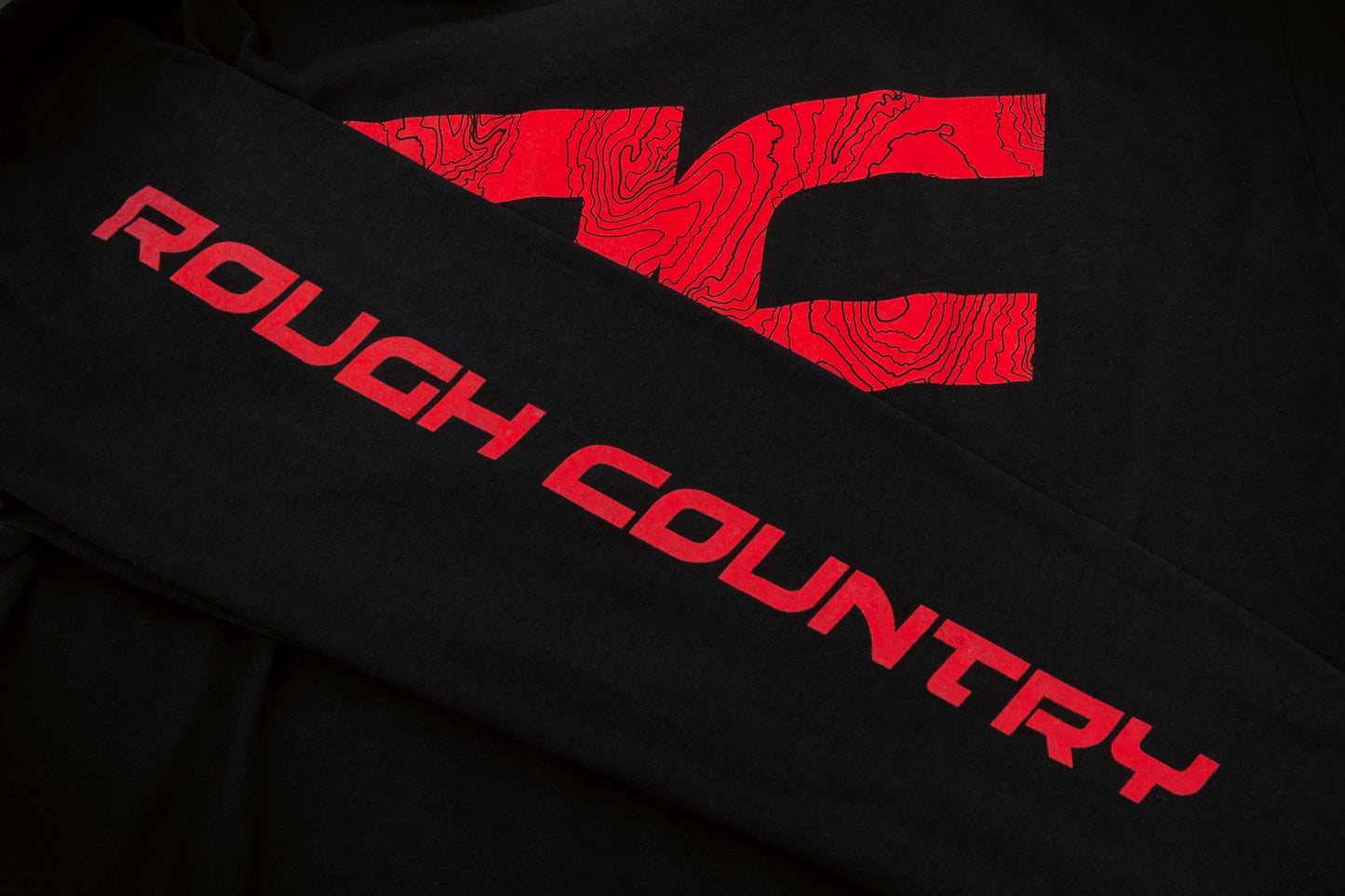 Rough Country Long Sleeve | RC Tread Sleeve | Black| XL