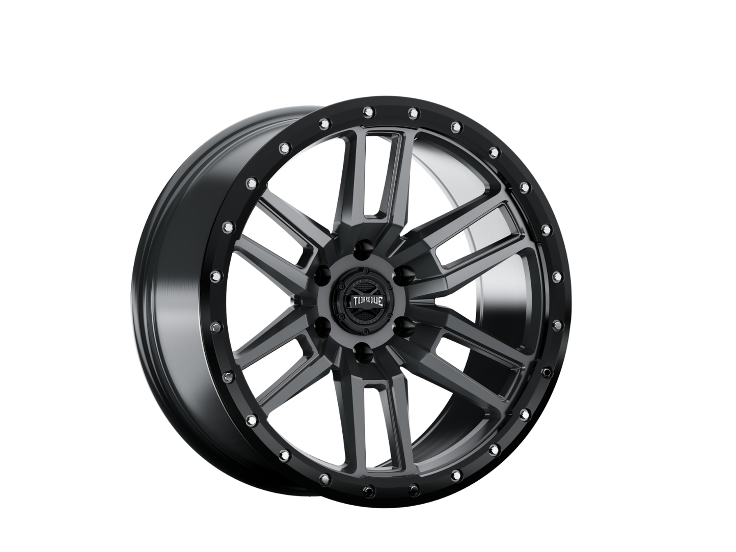 Torque Pritchett | Anthracite w/Black Lip | 17x9 | 6x5.5 | 0mm