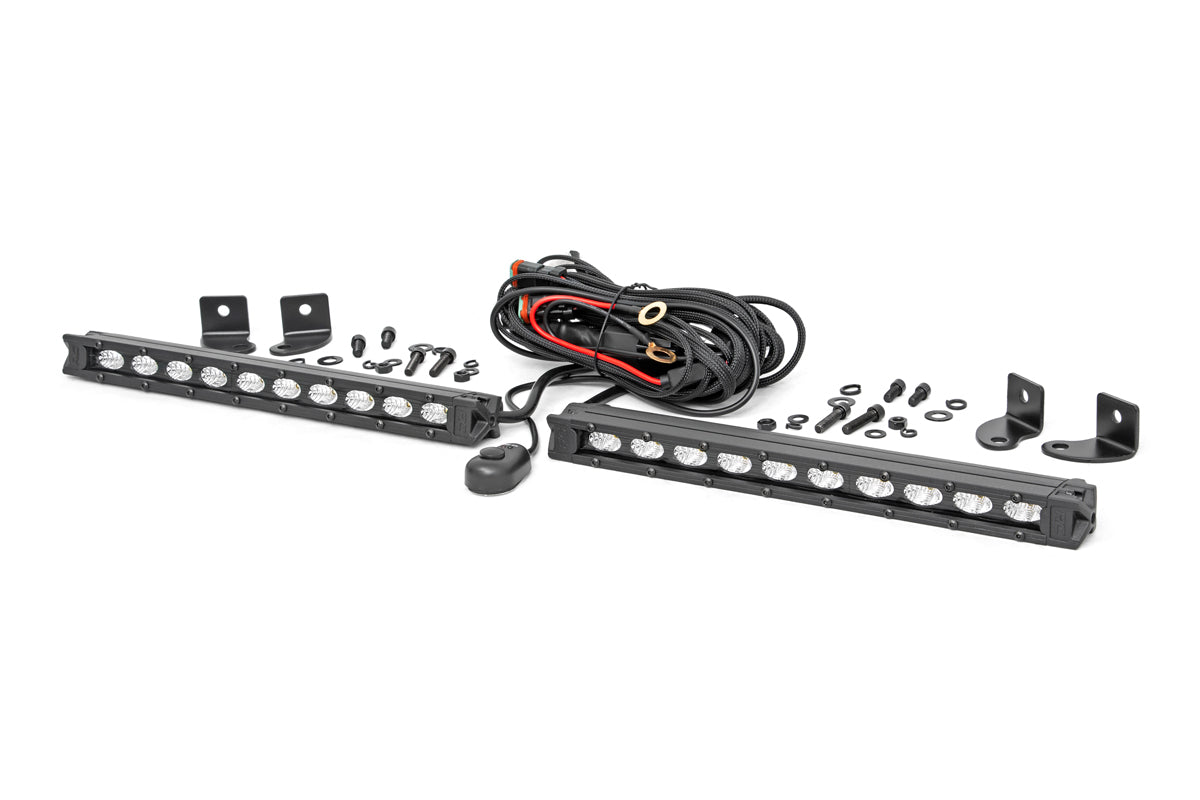 Black Series LED | 10" Pair | Slim Line - Off Road Canada
