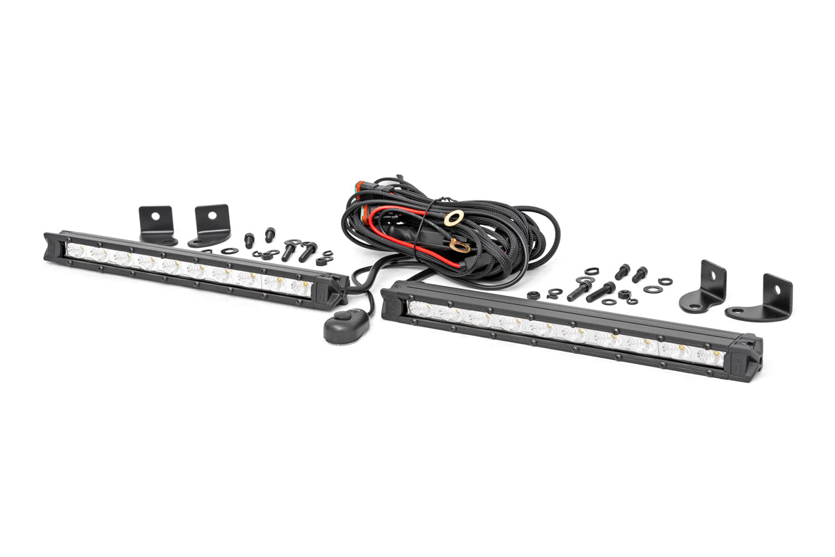 Chrome Series LED | 10" Pair | Slim Line - Off Road Canada