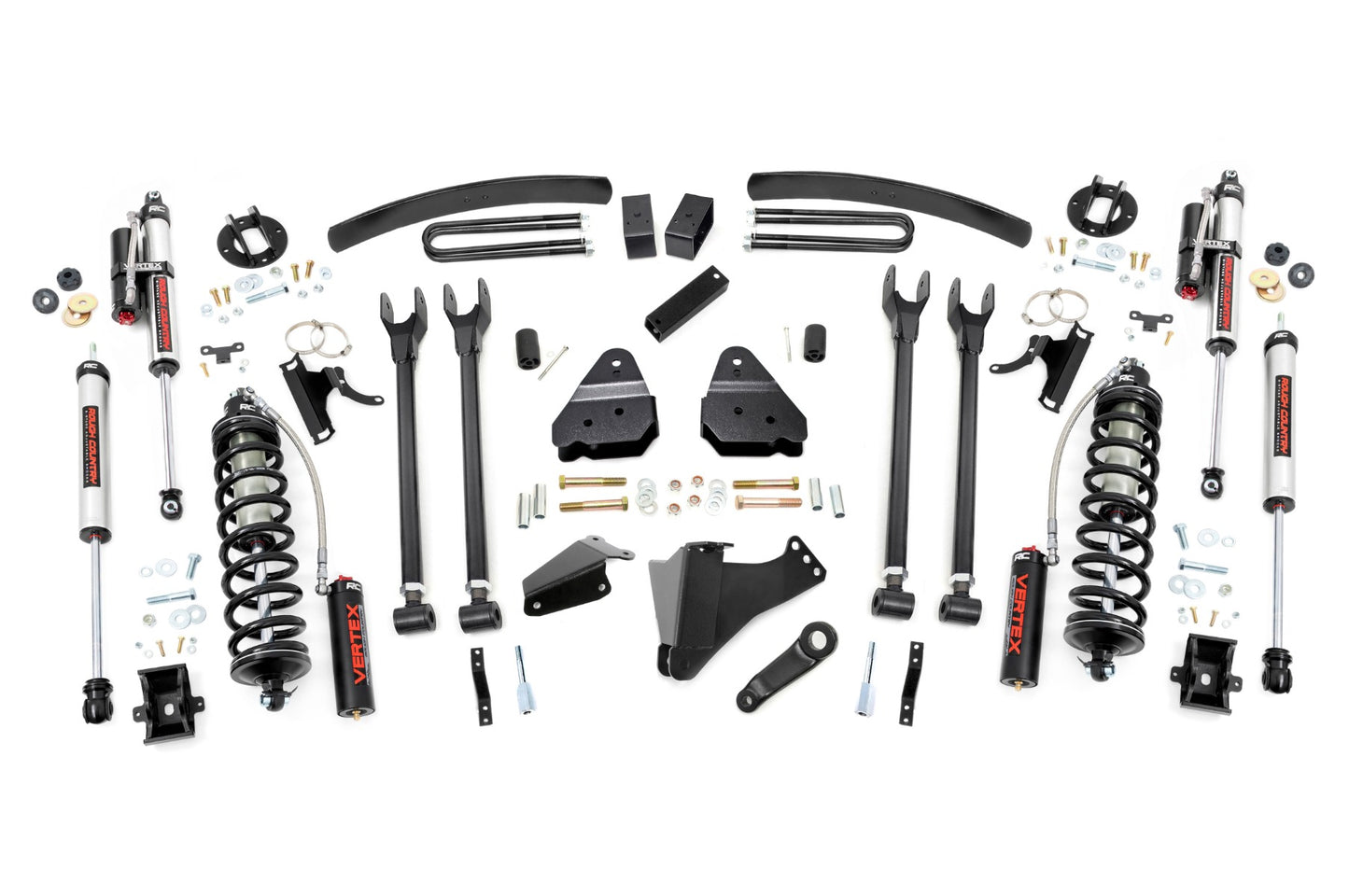 6 Inch Lift Kit | Gas | 4 Link | OVLD | C/O Vertex | Ford Super Duty (05-07) - Off Road Canada