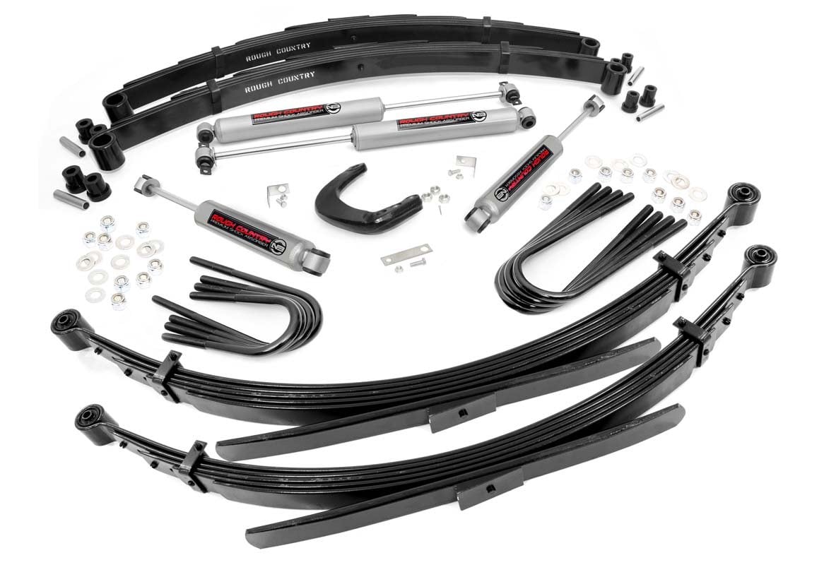 4 Inch Lift Kit | 56 Inch RR Springs | Chevy/GMC C20/K20 C25/K25 Truck (77-87)