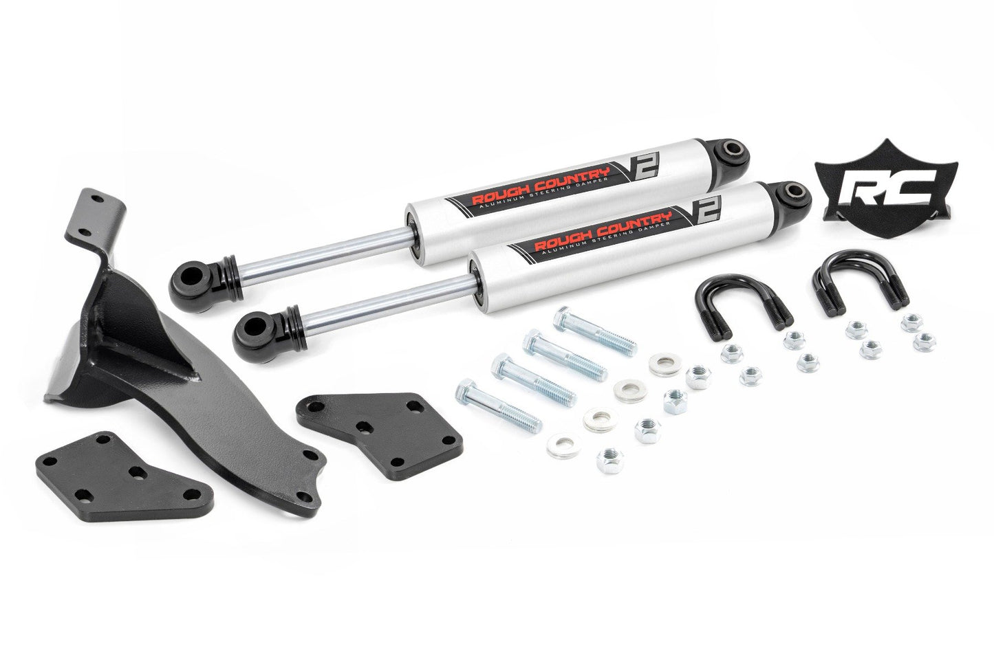 V2 Steering Stabilizer | Dual | 2.5-8 Inch Lift | Ram 2500 (14-23)/3500 (13-23) - Off Road Canada