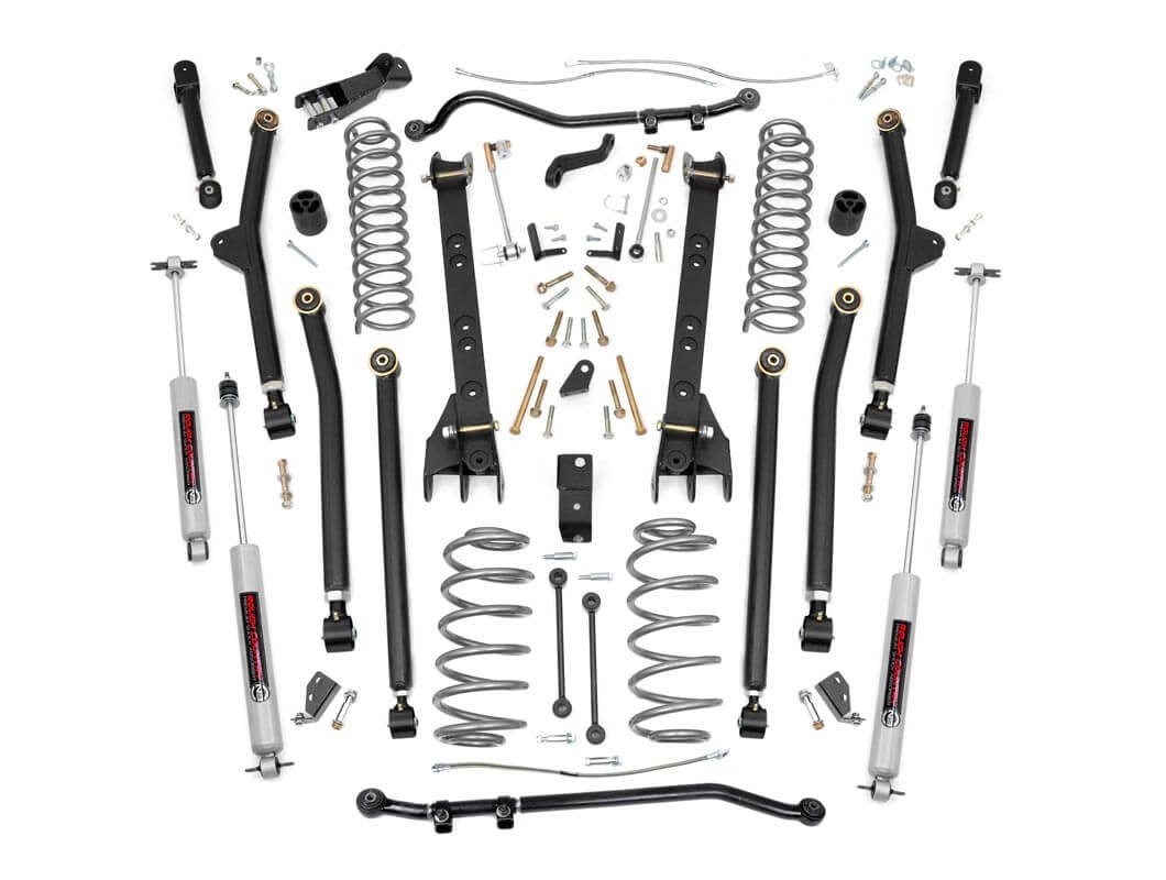 4 Inch Lift Kit | Long Arm | Jeep Wrangler TJ 4WD (2004-2006)