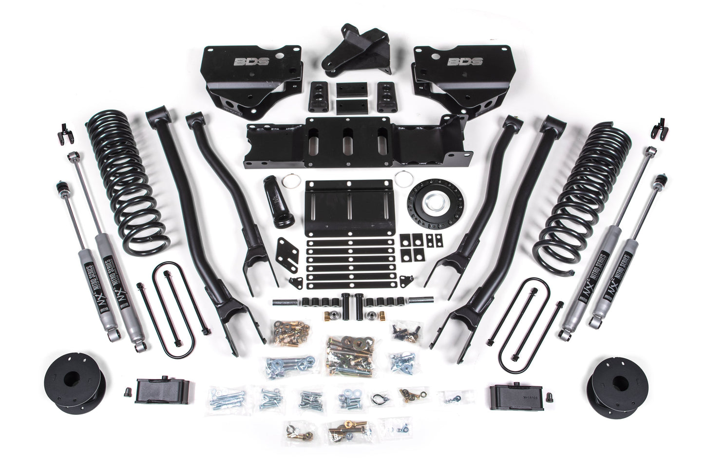4 Inch Lift Kit w/ 4-Link | Ram 3500 w/ Rear Air Ride (19-23) 4WD | Diesel