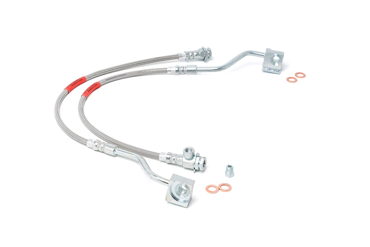 Brake Lines | Stainless | FR | 4-6" Lift | Ford Bronco/F-150 (80-96)