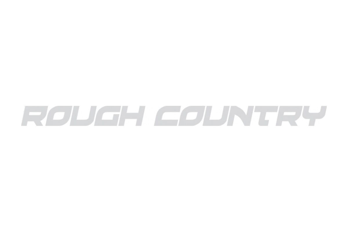Rough Country Decal | 1/2 Inch x 8 Inch | Gray - Off Road Canada