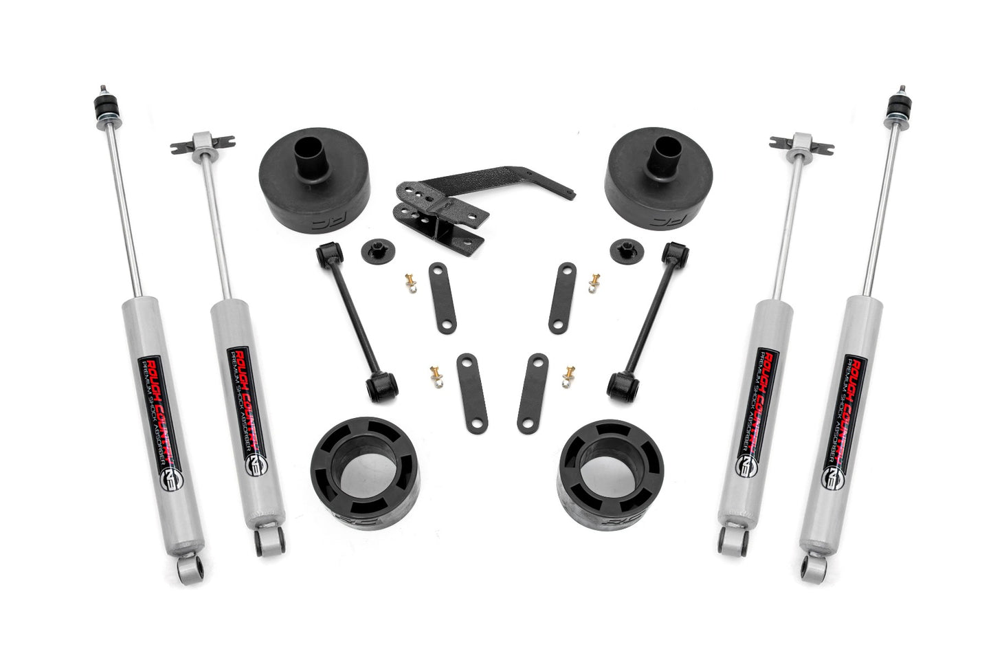 2.5 Inch Lift Kit | Spacers | N3 | Jeep Wrangler JK (2007-2018)