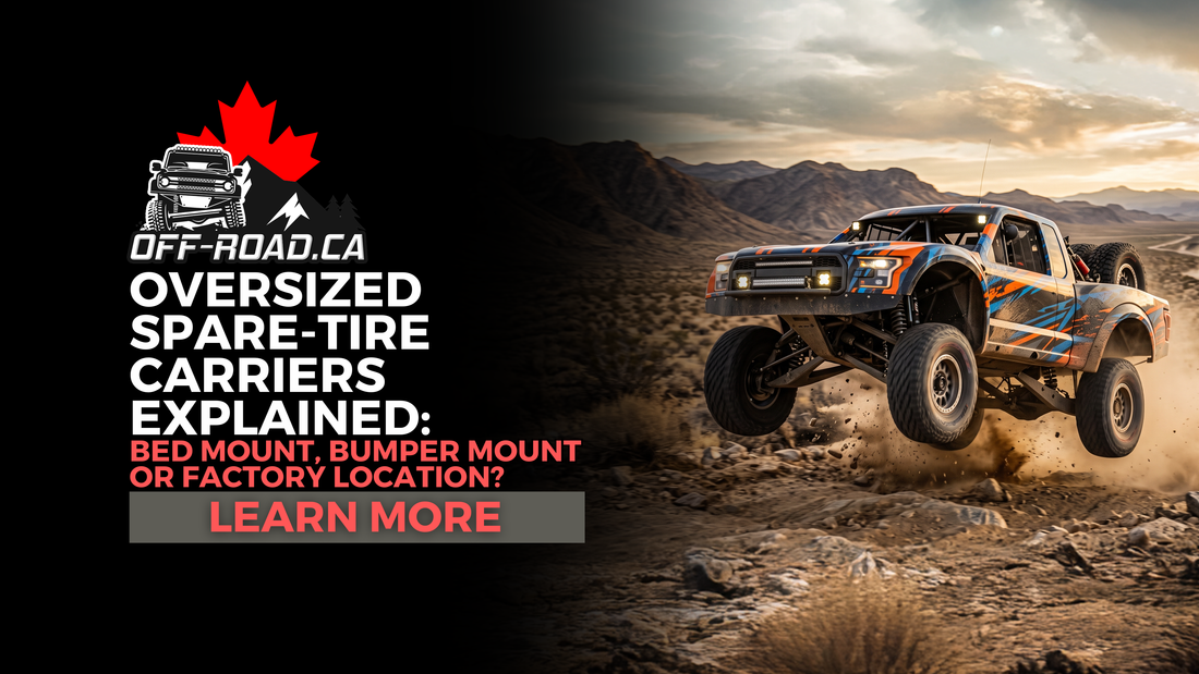 Oversized Spare-Tire Carriers Explained: Bed Mount, Bumper Mount or Factory Location?
