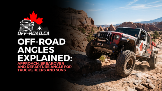 Off-Road Angles Explained: Approach, Breakover and Departure Angle for Trucks, Jeeps and SUVs