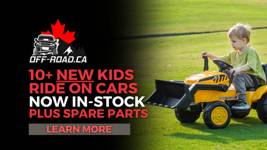 10+ New Kids Ride On Cars Now in-Stock Plus Spare Parts!