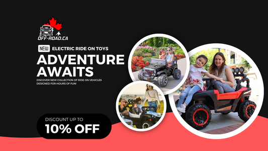 Explore the Outdoors with Our New Collection of Off-Road Electric Kids Ride-On Vehicles