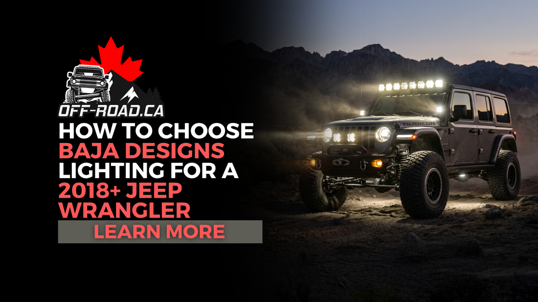 How to Choose Baja Designs Lighting for a 2018+ Jeep Wrangler
