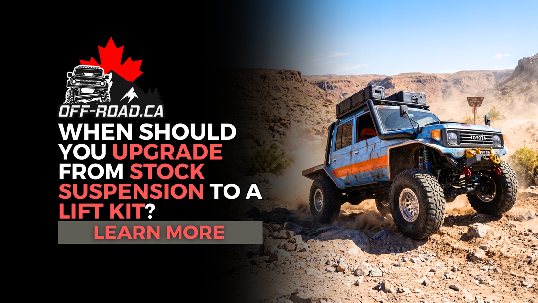 When Should You Upgrade From Stock Suspension to a Lift Kit?