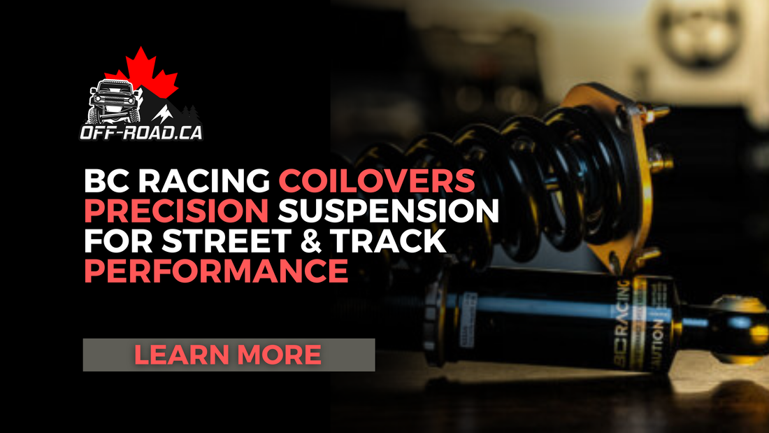 BC Racing BR Series coilovers suspension system for performance street and track driving in Canada