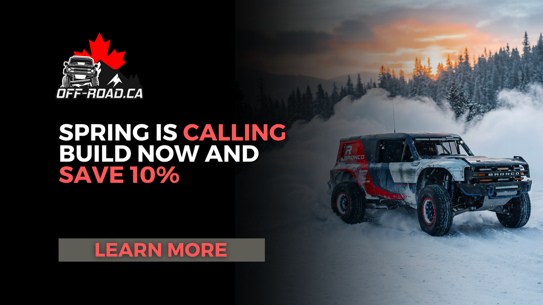 Spring Is Calling. Build Now and Save 10%