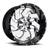Fuel D240 CLEAVER CHROME PLATED GLOSS BLACK LIP 20x12 5x139.7/5x150 Wheels | Offset: -44 | Backspace: 8.23 | Bore: 110.1