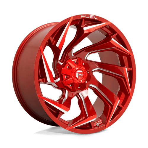 Fuel D754 CANDY RED MILLED 24x12 5x127/5x139.7 Wheels | Offset: -44 | Backspace: 4.77 | Bore: 87.1