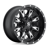 Fuel D513 MATTE BLACK MILLED 17x6.5 8x200 Wheels | Offset: 129 | Backspace: 8.83 | Bore: 142