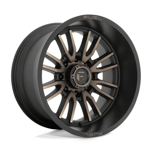 Fuel D762 MATTE BLACK DOUBLE DARK TINT 22x12 8x165.1 Wheels | Offset: -44 | Backspace: 4.77 | Bore: 125.1