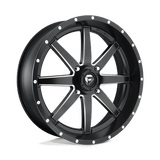 Fuel D538 MATTE BLACK MILLED 14x7 4x156 Wheels | Offset: 38 | Backspace: 5.5 | Bore: 132